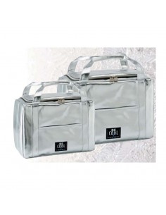 Borsa termica Be Cool 20 lt argento con tasca esterna frontale