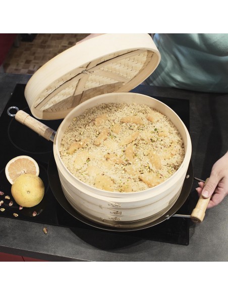 Cuocivapore bambù cm.20 Paderno