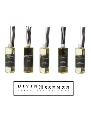Ricariche per diffusore Divinessenze a bastoncini da 100 e 250 ml