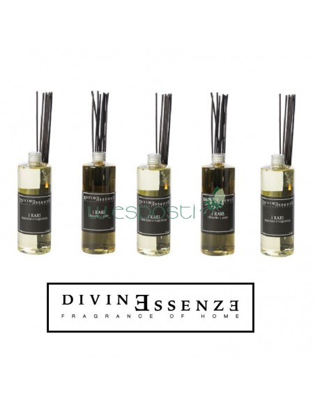 Ricariche per diffusore Divinessenze a bastoncini da 100 e 250 ml