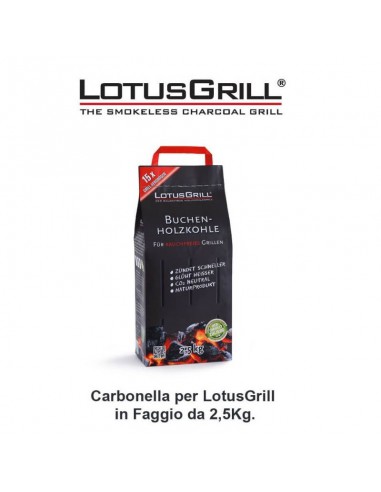 Carbonella per Lotus grill kg.2,5
