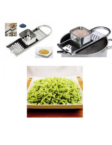 Macchina per Spatzle e gnocchetti tirolesi in acciaio inox cm.32