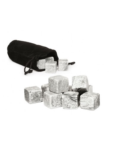 Cubetti in pietra ollare naturale per raffreddare le bevande