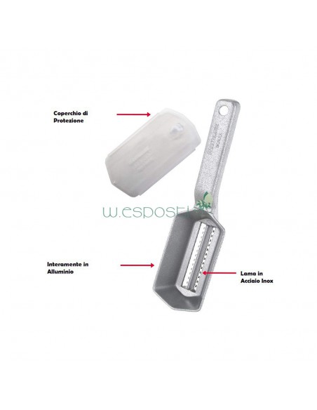 Squamatore con coperchio asportabile - massima pulizia