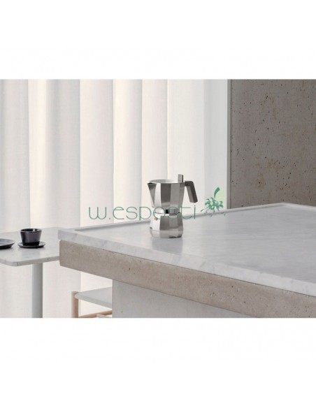 Caffettiere alluminio Alessi Moka design David Copperfield