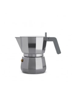 Caffettiere alluminio Alessi Moka design David Copperfield