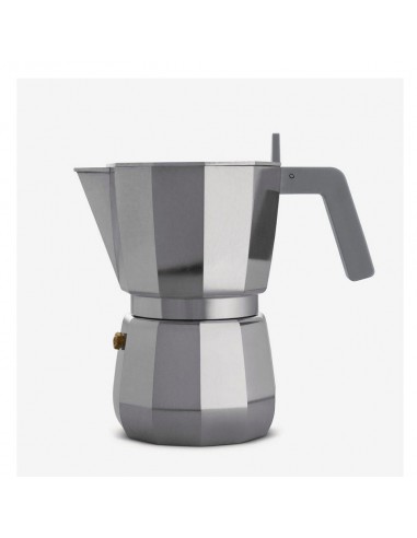 Caffettiere alluminio Alessi Moka design David Copperfield