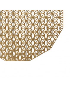 Coppia segnaposto Kaleidoscope oro di Chilewich 2