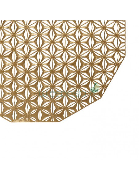 Coppia segnaposto Kaleidoscope oro di Chilewich