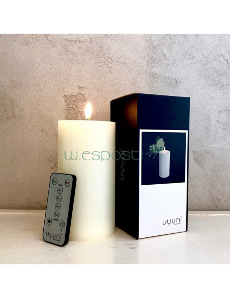 Candele e T-Light a led Uyuni senza fiamma,no fumo , non colano