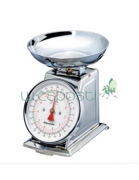 Bilancia da cucina meccanica Retrò acciaio inox 5 kg