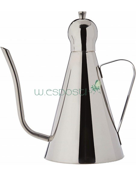 Oliera in acciaio inox 0,75 Lt , design minimale
