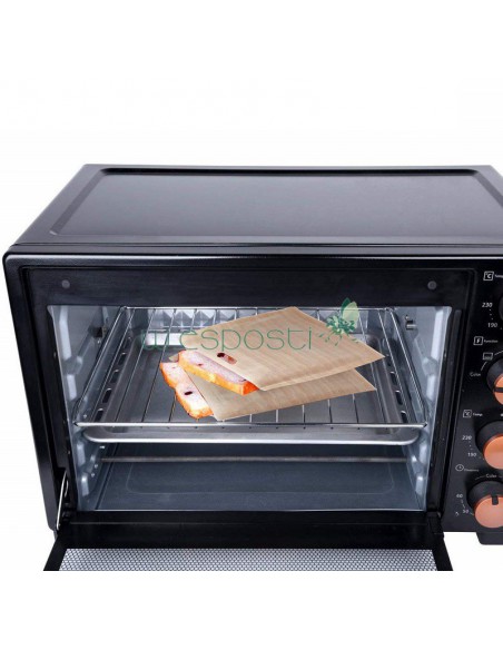Set 3 sacchetti per toast e panini , antiaderenti , riutilizzabili