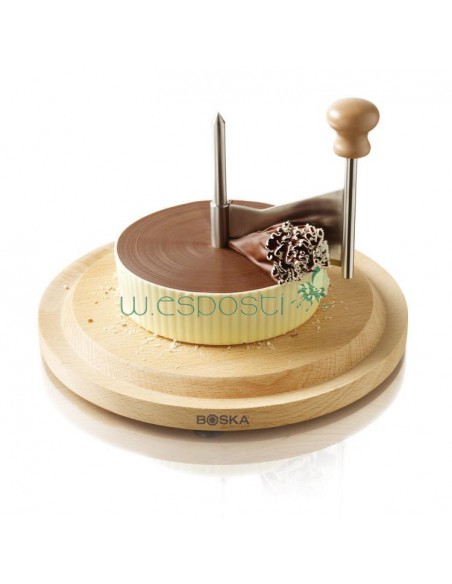 Girolla raschia formaggio/cioccolato in marmo Boska