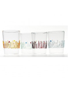 Set 4 bicchieri " Le quattro stagioni " di Zafferano 2
