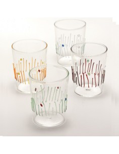 Set 4 bicchieri " Le quattro stagioni " di Zafferano