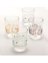 Set 4 bicchieri " Le quattro stagioni " di Zafferano
