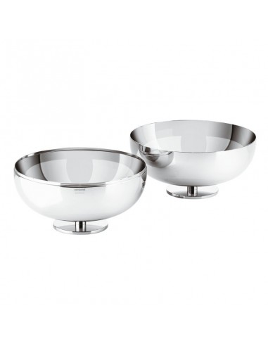 Coppa doppia con piede in acciaio Gio Ponti by...