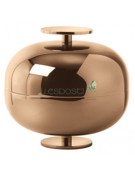 Coppa doppia con piede in acciaio DESIGN Gio' Ponti by Sambonet