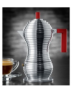 Caffettiera Pulcina Alessi in alluminio design Michele... 2