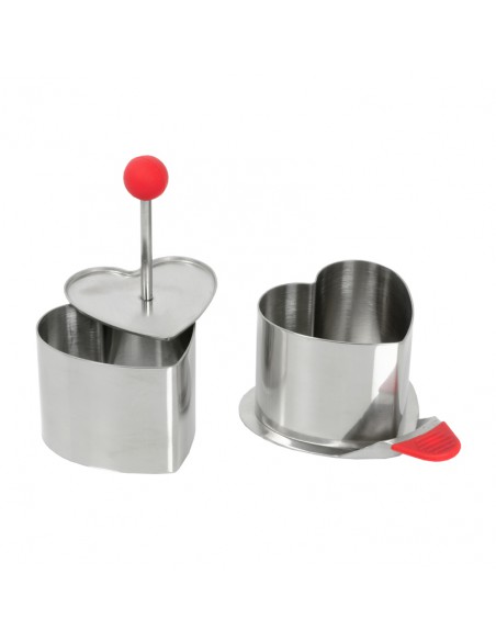 Coppapasta formina cuore con espulsore pz.4 Lee Yuen