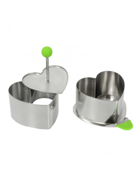 Coppapasta formina cuore con espulsore pz.4 Lee Yuen