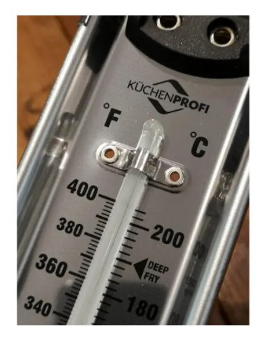 Termometro in acciaio per zucchero da 40° a 00 ° C