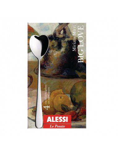 Cucchiai gelato pz.4 Big Love Alessi