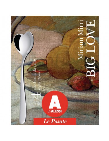 Cucchiaini caffè moca pz.4 Love Alessi design...