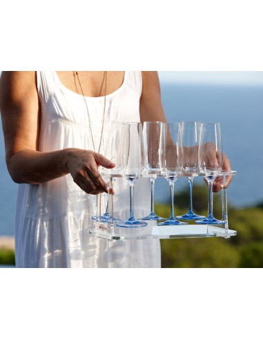 Vassoi porta bicchieri e calici anti...