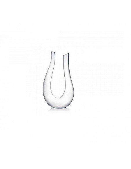 Decanter in cristallo soffiato Bacco Lira Aurea di Rogaska