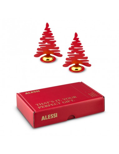 Set di due segnaposto natalizi Barkplace Tree...