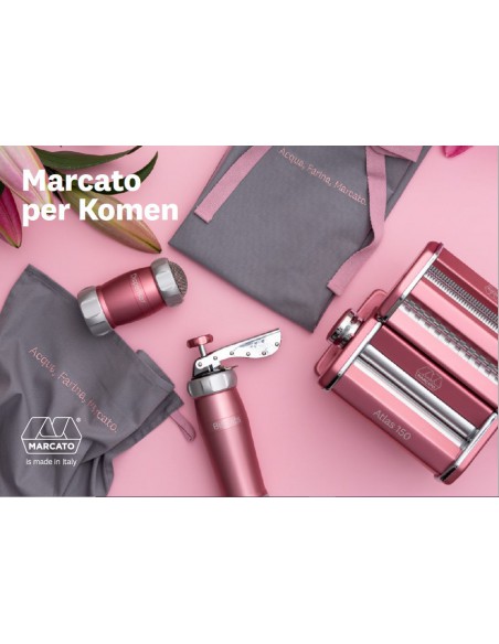 Macchina tira pasta Marcato rosa con grembiule - Komen -