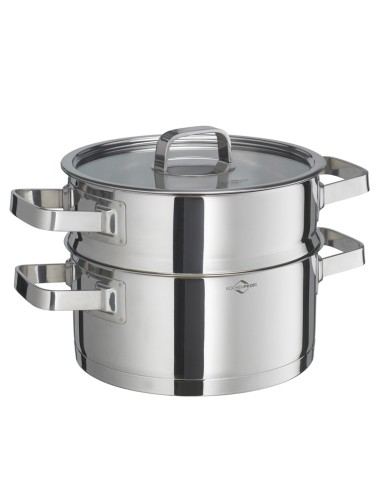 Vaporiera in acciaio induzione e gas cm.20...