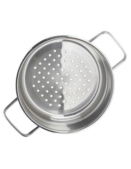 Vaporiera in acciaio induzione e gas cm.20 Kuchenprofi