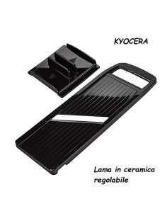 Mandolina affettatrice maxi Kyocera 4 spessori lama in...