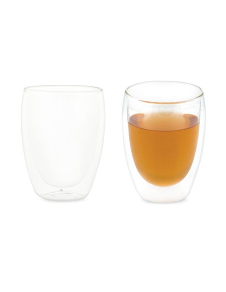 Bicchieri doppio vetro termici ø 9 H 11 cm set 2 pezzi
