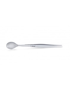 Cucchiaio da assaggio con pinza in acciaio inox - Triangle 2