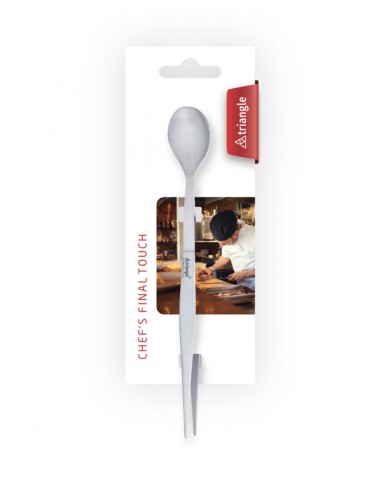 Cucchiaio da assaggio con pinza in acciaio inox...