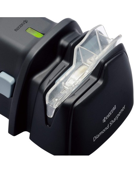 Affilacoltelli elettrico con lama di diamante per lame in acciaio e ceramica Kyocera