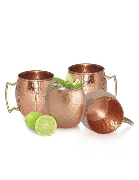 Tazza Moscove Mule in acciaio Pvd rame Paderno