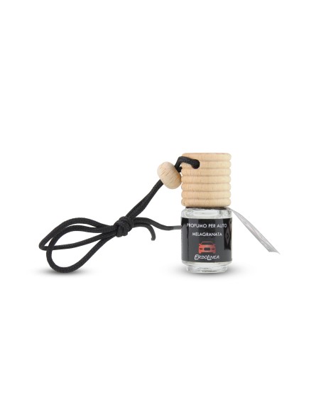 Profumatore per auto in elegante boccetta di vetro Erbolinea