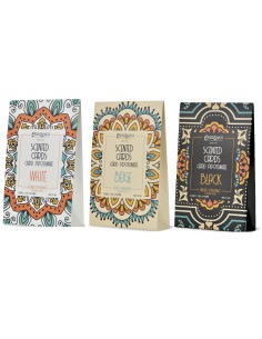 Set di 3 tessere profumate per armadi-cassetti-borse di...