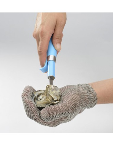 Novac guanto a manopola in acciaio inox per aprire le ostriche in sicurezza