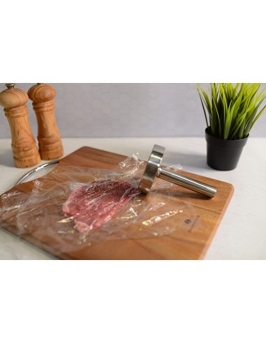 Batticarne in acciaio inox per pestare e...