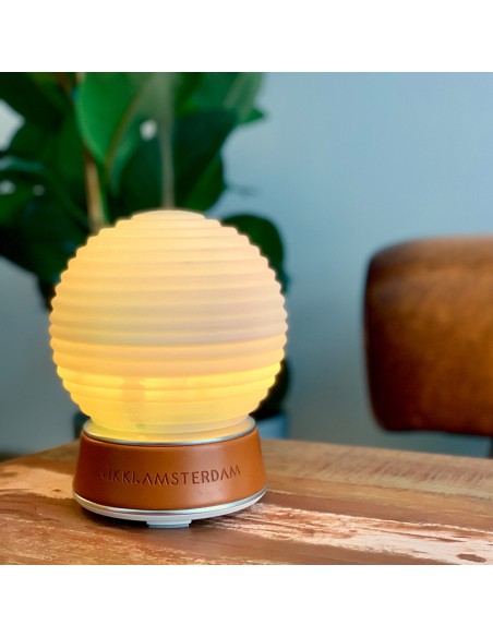 Vaporizzatore/diffusore d'aromi con luce a led multicolor e 6 essenze