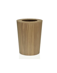Cestino gettacarte per bagno o scrivania in legno di...