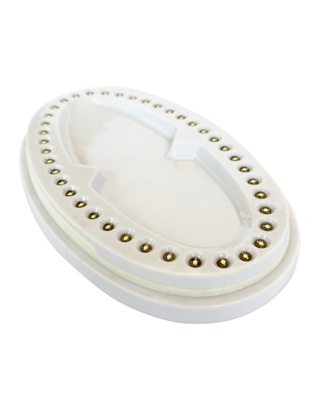 Secchiello ghiaccio per due bottiglie in acrilico con base illumita a led