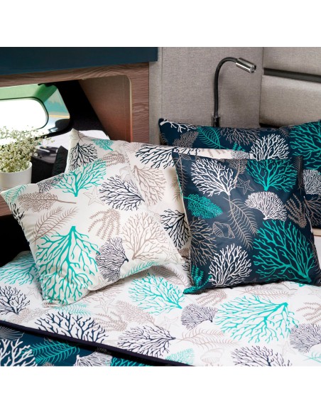 Cuscino in cotone waterproof Ibiza"Coralli" double face Marine Business