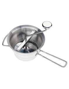 Passaverdure in acciaio con 4 dischi cm.20 Kuchenprofi